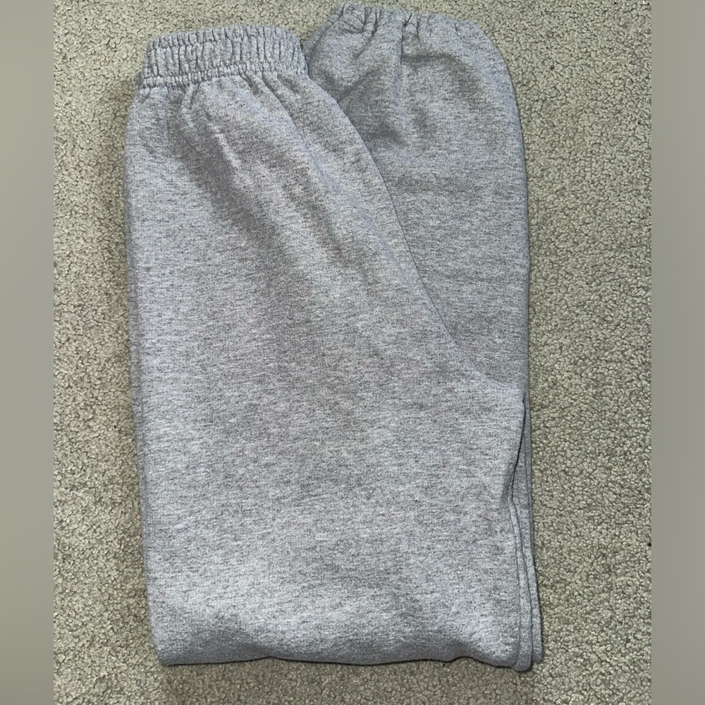 gray joggers